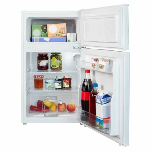 Medion, MEDION LIFE Mini Kühl-Gefrierkombination MD 37689 Anthrazit, Gesamtnutzinhalt 85 L,  Gefrierkapazität  2,4kg/24h, manuelle  Temperaturkontrolle