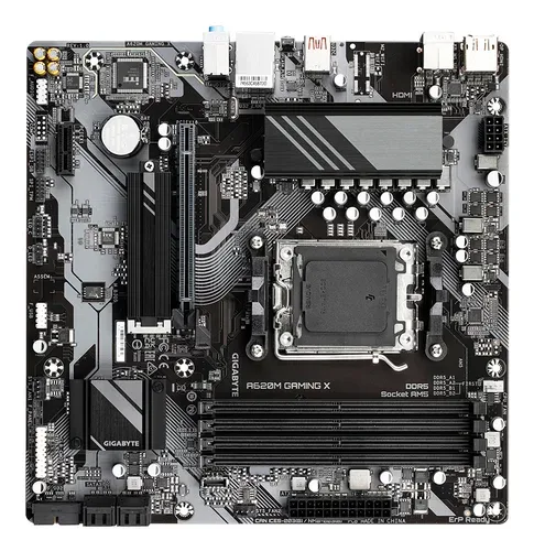 Gigabyte, Gigabyte A620M GAMING X Mainboard Sockel (PC) AMD® AM5 Formfaktor (Details) Micro-ATX Mainboard-Chipsatz AMD® A620