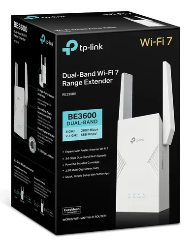 TP-Link, TP-LINK WiFi 7 Range Extender RE235BE BE3600