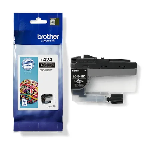 Brother, Brother B424 Druckerpatronen bk - Brother LC424BK für z.B. Brother DCPJ 1200 W, Brother DCPJ 1200 DW, Brother DCPJ 1200 WE ecopro