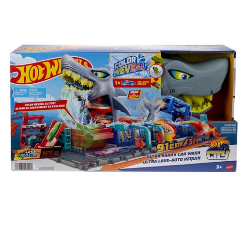 Mattel, Hot Wheels City Ultimative Hai Auto-Waschanlage