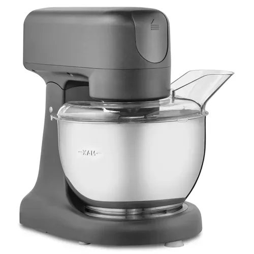 Medion, MEDION LIFE Digitale Küchenmaschine MD12600 titan, 800 W Gleichstrommotor, Energiesparend, Ultraleise, Digitales Sensor-Touch-Display, 4,6 L Edelstahlschüssel, Inkl. Fleischwolf