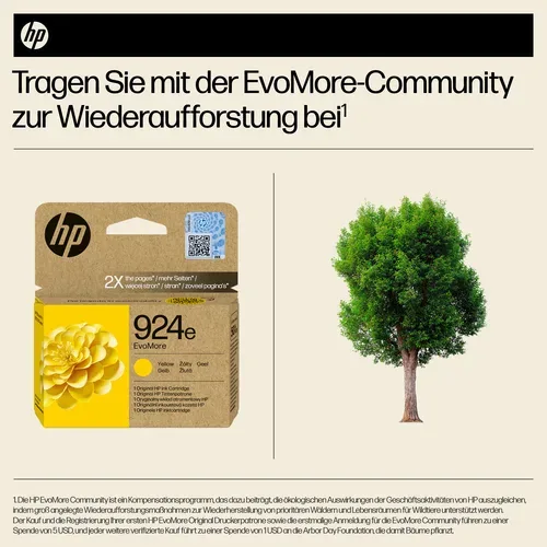 HP, HP H924ey Druckerpatronen XL y - HP No. 924e y, 4K0U9NE für z.B. HP OfficeJet Pro 8120 e, HP OfficeJet Pro 8120, HP OfficeJet Pro 8122 e