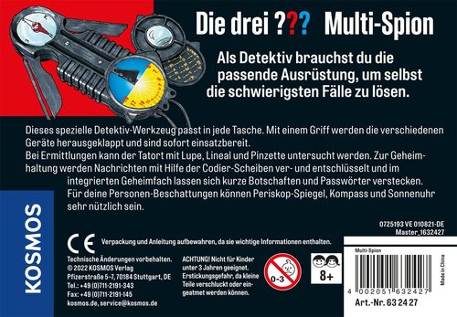 Kosmos, Die drei ??? Multi-Spion