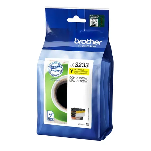 Brother, Brother B3233Y Druckerpatronen y - Brother LC-3233Y für z.B. Brother DCPJ 1100 DW, Brother MFCJ 1300 DW