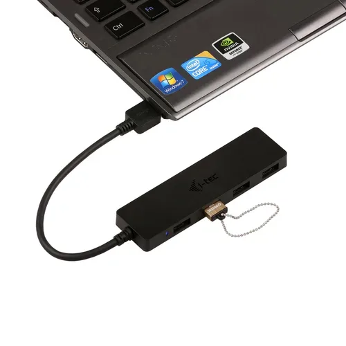 i-tec, i-tec - U3HUB404 (4 Ports, USB), Schwarz