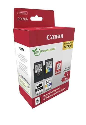 Canon, Canon C540/541 Druckerpatronen XL (bk, c) - Canon PG540/CL541L, 5224B012 für z.B. Canon Pixma TS 5150, Canon Pixma TS 5151, Canon Pixma MG 3650