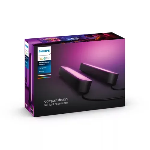Philips Hue, Philips Hue LED Lightbar Basis-Set 78202/30/P7 Play LED fest eingebaut 12 W RGBW