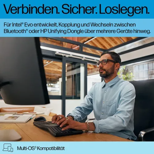 HP, HP 680 Comfort Dual-Mode-Tastatur