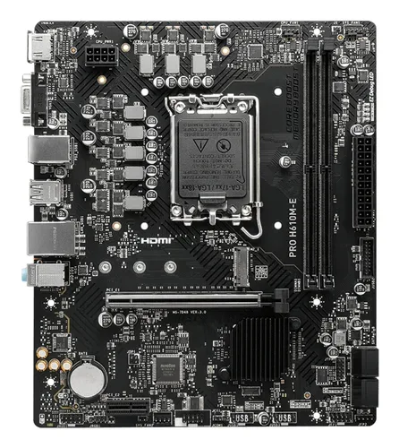MSI, MSI -  PRO H610M-E Micro-ATX-Motherboard – Hochleistung und kompakt