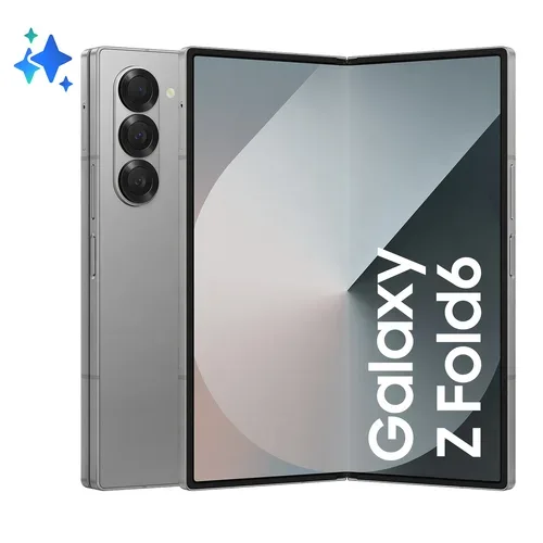 Samsung, Samsung Galaxy Z Fold6 - 512 GB, Silver Shadow, 7.6'', 50 MP, 5G Smartphone 512GB – Weitere Samsung Handys – silber