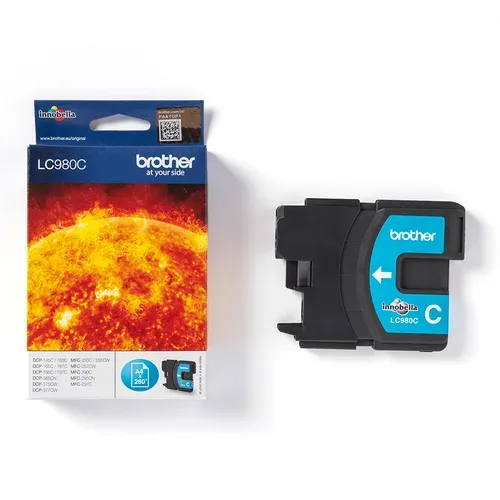 Brother, Brother B980C Druckerpatronen cy - Brother LC-980C für z.B. Brother DCP -145 C, Brother DCP -160, Brother DCP -163 C, Brother DCP -165 C