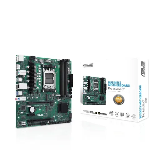 ASUS, ASUS - PRO B650M-CT-CSM AMD B650 Sockel AM5 micro ATX, Grün