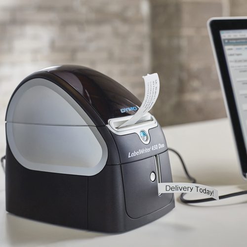 Dymo, DYMO LabelWriter 450 Duo Etiketten-Drucker Thermodirekt 300 x 600 dpi Etikettenbreite (max.): 56 mm USB
