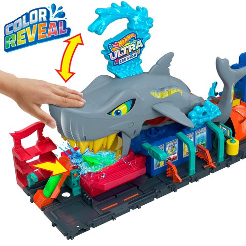 Mattel, Hot Wheels City Ultimative Hai Auto-Waschanlage