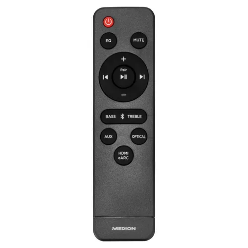 Medion, MEDION LIFE S61022 Dolby Atmos® Soundbar, multidimensionaler Sound für die Heimkino-Atmosphäre, Bluetooth® 5.3, kraftvolle 3 x 20 W + 60 W (RMS) Subwoofer