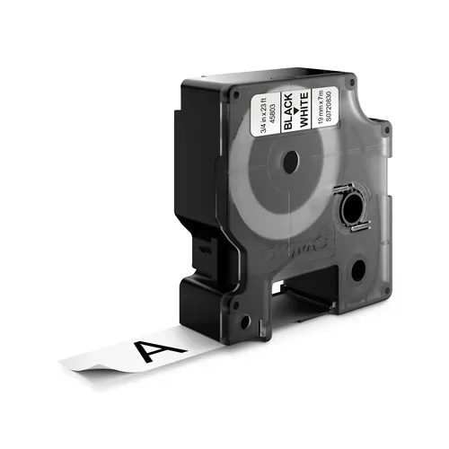 DYMO, DYMO Schriftband D1 schwarz/weiss S0720830 19mm/7m