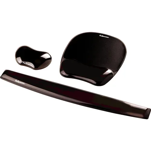 Fellowes, FELLOWES Mausmatte m. Handgelenkauflage 9112101 schwarz