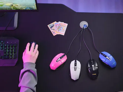 undefined, Trust Gaming-Maus GXT109 Felox Weiss