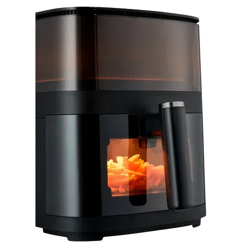 Medion, MEDION LIFE X10 XL Heißluftfritteuse MD 11780, 100 Rezepte in der Life+ App, innovative Wassersprayfunktion, 10 Automatikprogramme, ca. 5 L Korbvolumen, Temperatur einstellbar bis 230 °C