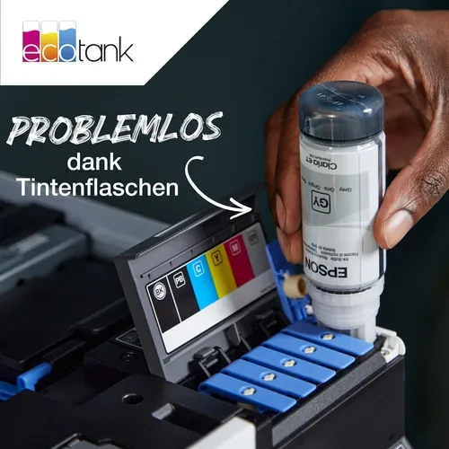 Epson, Epson E114bk Druckerpatronen schwarz - Epson No. 114 bk, C13T07A140 für z.B. Epson EcoTank ET -8500, Epson EcoTank ET -8550
