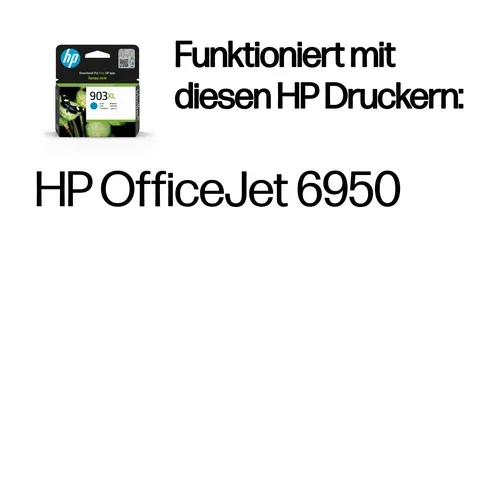 HP, HP 903XL Original Tintenpatrone T6M03AE Cyan