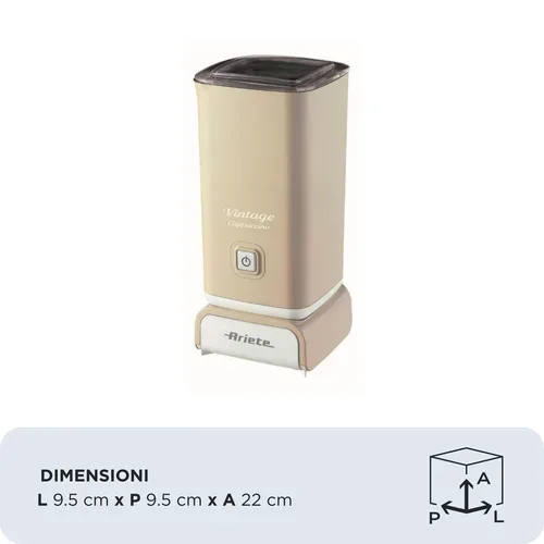 Ariete, Ariete Milchaufschäumer "Vintage Beige"