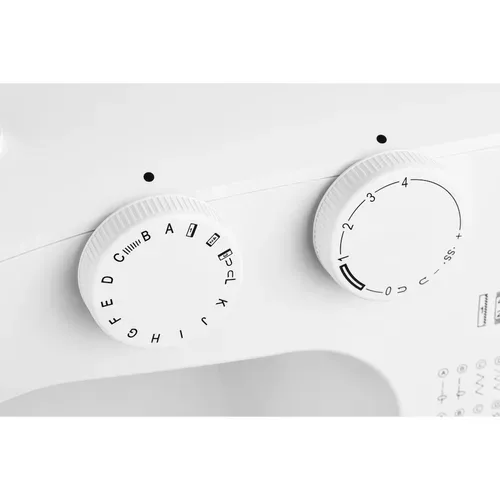 Medion, MEDION LIFE Freiarm-Nähmaschine SM60 (MD10689) weiß, einstellbare Stichlänge und Stichbreite, automatischer Einfädler, 60 verschiedene Stichmuster, integriertes Zubehörfach, 60 Watt Motorleistung