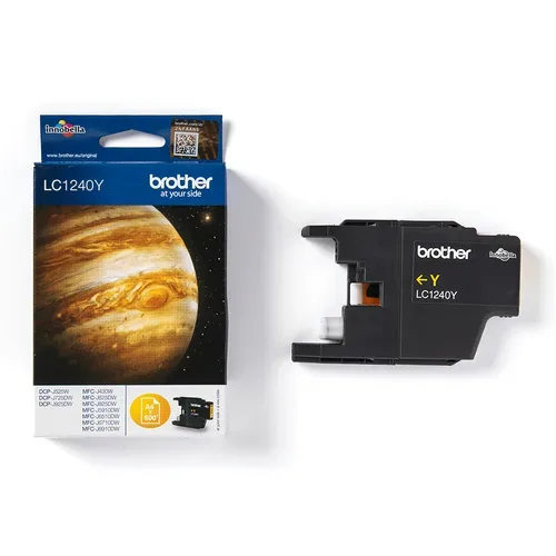 Brother, Brother B1240Y Druckerpatronen ye - Brother LC-1240Y für z.B. Brother DCPJ 525 W, Brother MFCJ 5910 DW, Brother DCPJ 725 DW, Brother DCPJ 925 DW