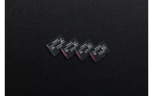 Kingston, Kingston - microSDHC Industrial pSLC, Schwarz, 8 GB
