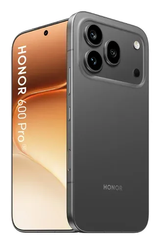 Honor, HONOR 600 Pro 5G Smartphone EU-Version Snapdragon 8 Elite 6,57-Zoll-AMOLED-Display 6400 mAh 80 W SuperCharge 50 W kabellos 12 GB + 512 GB 200 MP AI Ultra Night Metall-Unibody-Design eSIM AI-Taste NFC