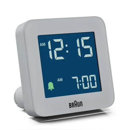 Braun, Braun - Digitalwecker, 75mm, Grau