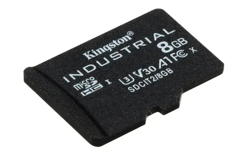 Kingston, Kingston - microSDHC Industrial pSLC, Schwarz, 8 GB