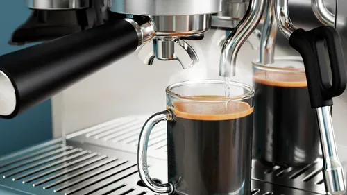 Philips, PHILIPS PSA3218/01 Barista Brew Espressomaschine Metall/Silber