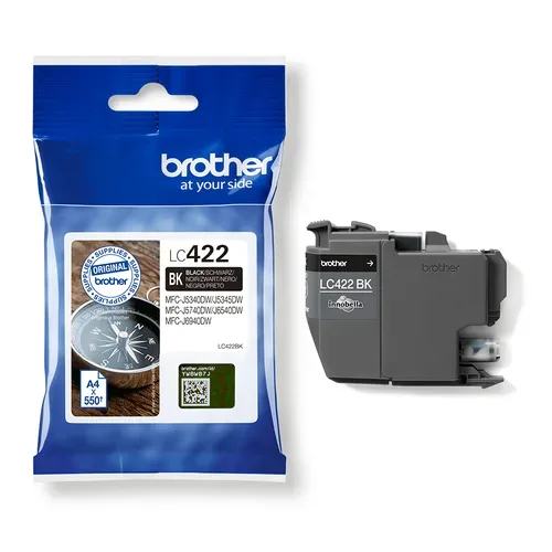 Brother, Brother B422BK Druckerpatronen bk - Brother LC-422BK für z.B. Brother MFCJ 5740 DW, Brother MFCJ 6940 DW, Brother MFCJ 5345 DW, Brother MFCJ 5340 DW