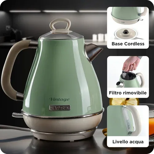Ariete, Ariete Wasserkocher "Vintage" 1,7 l 2000 W