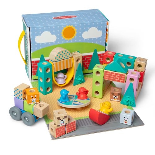 Spin Master, Spin Master Spielbausteine "Melissa & Doug Blockables Stadt"