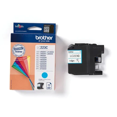Brother, Brother B223C Druckerpatronen XL cy - Brother LC-223C für z.B. Brother DCPJ 4120 DW, Brother MFCJ 5320 DW, Brother DCPJ 562 DW, Brother MFCJ 880 DW