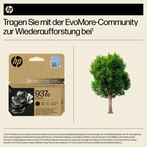 HP, HP H937XLbk Druckerpatronen XL bk - HP No. 937XL bk, 4S6W9NE für z.B. HP OfficeJet Pro 9100, HP OfficeJet Pro 9110 b, HP OfficeJet Pro 9117 b