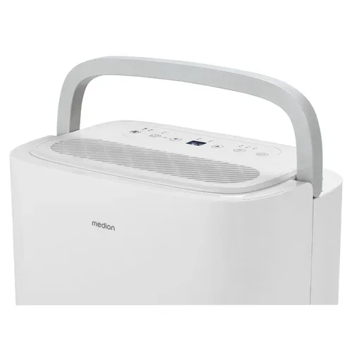 Medion, MEDION Luftentfeuchter DH20 (MD12048), Entfeuchtungsleistung 20L/Tag, Volumen Wassertank 5,4L, 3 Modi, 2 Geschwindigkeitsstufen, Touch-Bedienung