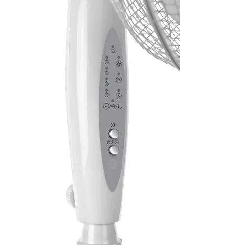 Medion, MEDION LIFE E10 SF Standventilator mit Fernbedienung (MD 18795), 3 Geschwindigkeitsstufen, verstellbarer Höhe, Schwenkfunktion, Timer-Funktion
