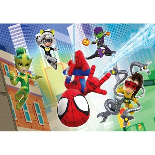 Clementoni, Clementoni - Puzzle 2in1 Spidey und seine erstaunlichen Freunde