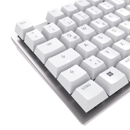 Cherry, CHERRY KC 200 MX Kabelgebunden Tastatur Deutsch, QWERTZ, Windows® Weiß, Silber