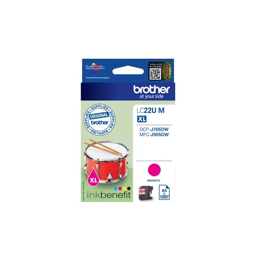 Brother, Brother B22UM Druckerpatronen ma - Brother LC-22U M für z.B. Brother DCPJ 785 DW, Brother MFCJ 985 DW