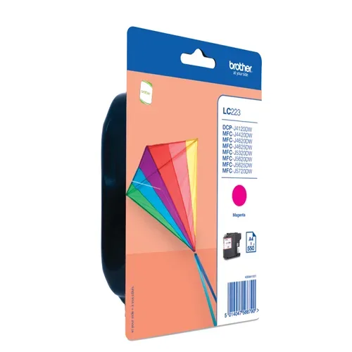 Brother, BROTHER Tintenpatrone magenta LC-223M MFC-J5620DW 550 Seiten