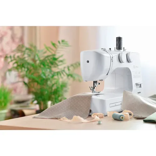 Medion, MEDION LIFE Freiarm-Nähmaschine SM60 (MD10689) weiß, einstellbare Stichlänge und Stichbreite, automatischer Einfädler, 60 verschiedene Stichmuster, integriertes Zubehörfach, 60 Watt Motorleistung