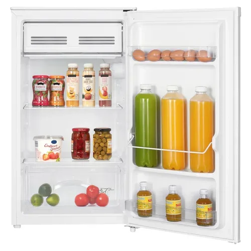 Medion, MEDION LIFE Kühlschrank mit Eiswürfelfach MD 37690 Weiss, 90 L Gesamt-Nutzinhalt (Kühlteil 80 L & Eiswürfelfach 10 L), wechselbarer Türanschlag, geringer Geräuschpegel