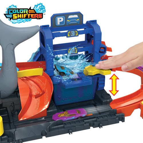 Mattel, Hot Wheels City Ultimative Hai Auto-Waschanlage