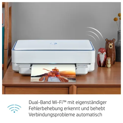 Hewlett Packard, HEWLETT PACKARD Envy 6010 All-in-One Drucker, Bluetooth® 5.0, Dual-Band WiFi, Drucken, Kopieren, Scannen, Wireless- und HP Smart App geeignet