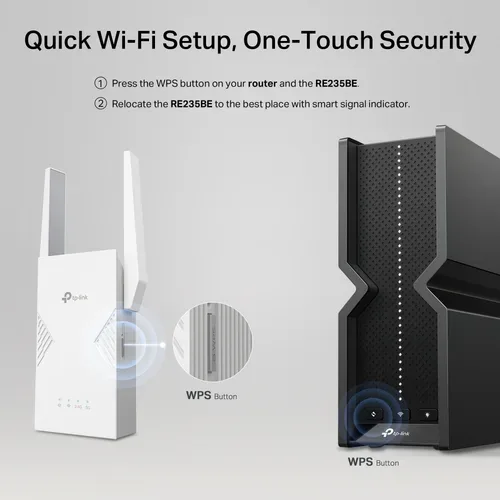 TP-Link, TP-LINK WiFi 7 Range Extender RE235BE BE3600